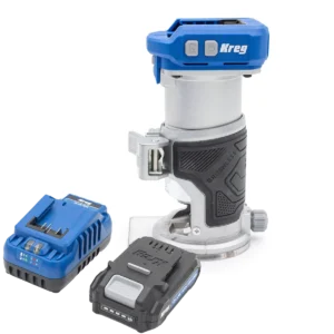 Kreg 20V Ionic Drive Cordless 1/4-in Trim Router + 2.0Ah Battery/Charger