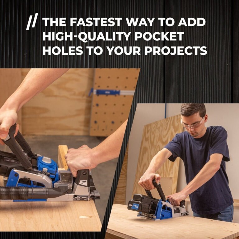 Kreg KPTRB100A Ionic Drive Cordless Rebel Pocket-Hole Joiner, Tool Only