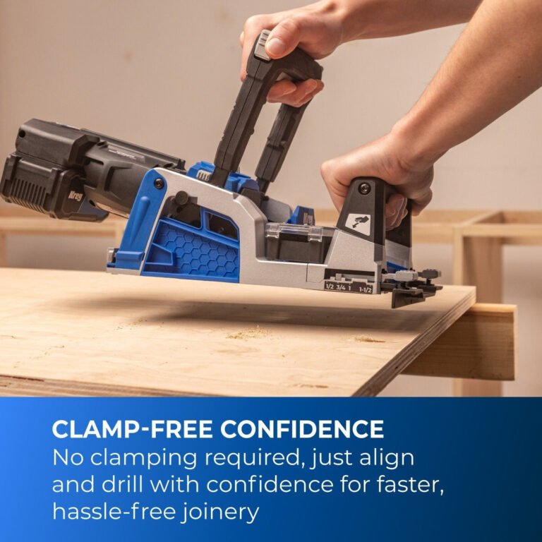 Kreg KPTRB100A Ionic Drive Cordless Rebel Pocket-Hole Joiner, Tool Only